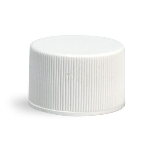 SKS Bottle & Packaging 20/400 White Polypropylene Plastic Bottle Caps - White Ribbed Caps with HSS-5.6/20 Foam Induction Liner, Plastic Bottle Lids, Case Pack of 144 in Kuwait
