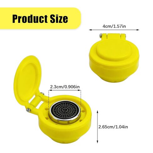 2 Pack Eye Wash Spray Head, 304 Stainless Steel Eyewash Spray Nozzle Replacement for Emergency Eye Wash Station & Faucet, Gentle Water Flow for Home, Factory, Lab, Office in Kuwait