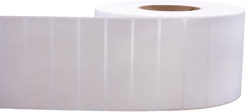 4 x 1 Thermal Transfer Perforated White Labels, 3″ Inch Core, 5500 Count - Label Paper for Thermal Printer Labels, Permanent Adhesive, Suitable for Various Industries in Saudi Arabia