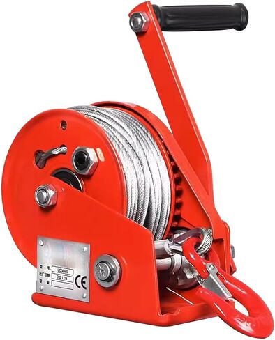 2600LBS Capacity Heavy Duty Hand Winch,Hand Crank Winch with 10m in Saudi Arabia