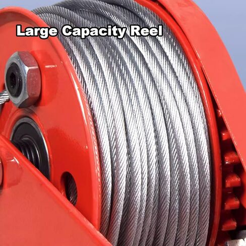 2600LBS Capacity Heavy Duty Hand Winch,Hand Crank Winch with 10m in Saudi Arabia
