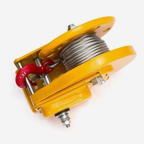 2600lbs Capacity Boat Trailer Winch Heavy Duty Hand Crank Winch with 33/66/98 Ft Steel Cable,Ratio 4:1&8:1 Gear Crank Strap Gear Winch Two-Way Ratchet Manual Oper in Saudi Arabia