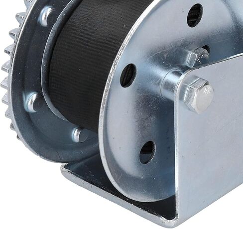 Acouto 1200LBS Duty Manual Winch with 8M Strap - Reliable Boat Trailer Winch, Easy to Install, Ratchet Handle for Effortless in Saudi Arabia