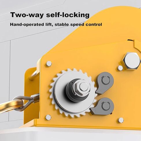 ونش كرنك يدوي، سعة سحب 2600 رطل، ونش مقطورة قارب كرنك حبل عالي التحمل مع كابل سلك فولاذي 33/98 قدم وسقاطة ثنائية الاتجاه، يد تعمل يدويًا CRA in Kuwait