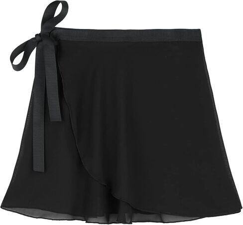 Zando Toddler Ballet Skirts for Girls Adult Ballet Skirt Women Dance Chiffon Wrap Tie with Adjustable Waistband in Saudi Arabia