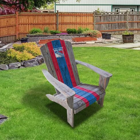 Imperial Officially Licensed NHL Furniture: Distressed Wooden Adirondack Chair in Saudi Arabia