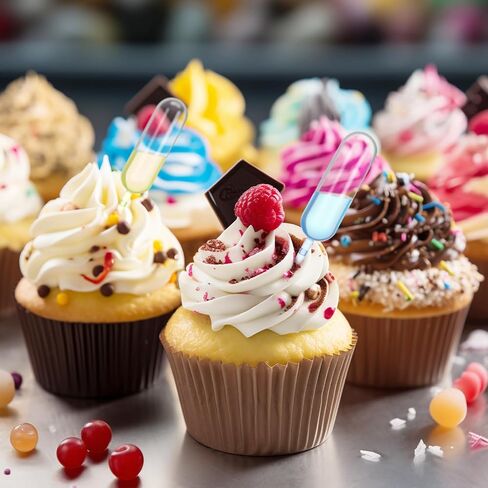 100PCS 4ml Cupcake Pipettes, Clear Plastic Transfer Liquid Dropper Pipettes Disposable Dessert Pipette Strawberry Infuser Tubes Pipette Cupcake Injector Tube Shots for Alcohol, Mini Cakes in Saudi Arabia