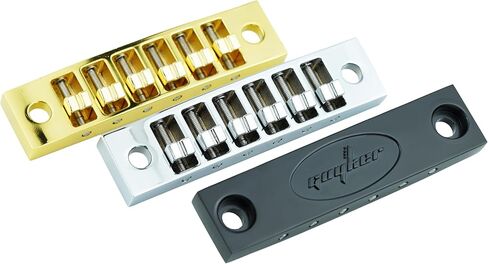 Guyker Guitar Tune-o-matic Bridge, Zinc Alloy Harmonica Bridge with String Space 10.3mm Replacement Part for Electric Guitars(GM013, Chrome) in Saudi Arabia