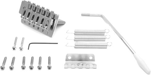 مجموعة جيتار تريمولو بريدج 52.5 ملم لاستبدال الجيتار الكهربائي فندر سترات سكوير (كروم) in Kuwait