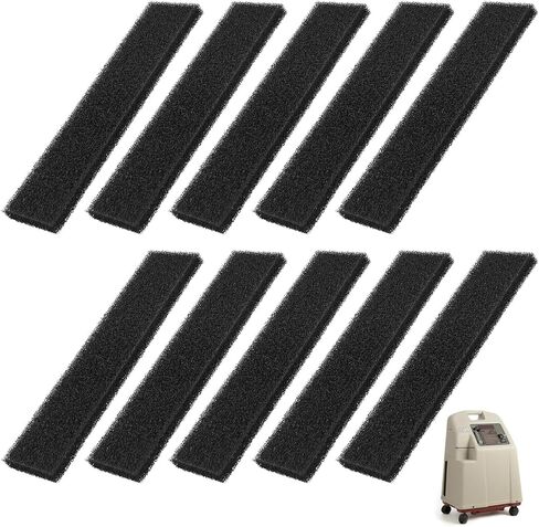 Oxygen Concentrator Filter Cotton Compatible with Invacare Platinum 5, O2 Concentrator Machine Replacement Accessories, Foam Cabinet Filter for INVACARE IRC5LXAW, IRC5LXO2AW, IRC9LXO2AWQ-10 Pack in Saudi Arabia