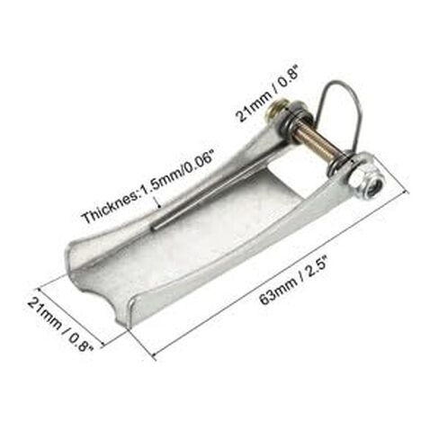 #US 0.8 x 0.8 inch Hooks Latch 2.5 Inch Length Replacement Hooks Latch in Saudi Arabia