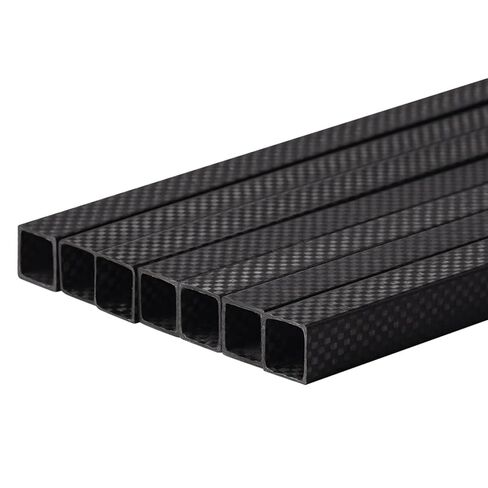 1Pcs 3K Texture Length 500mm OD8mm 10mm 15mm 20mm 25mm 30mm 100% Full Carbon Plain Matte Fiber Rectangular Square Tube for RC 3K Carbon Fiber Square(8x8x6mm) in Saudi Arabia