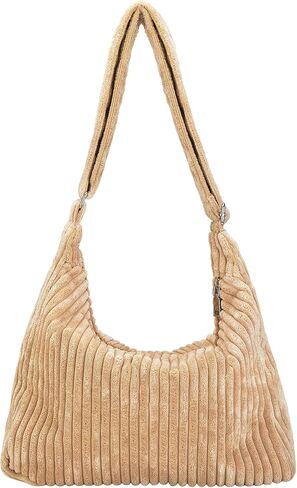 Ulisty Women Corduroy Hobo Bag Adjustable Strap Shoulder Bag Crossbody Bag Casual Purse Tote Bag Handbag in Kuwait