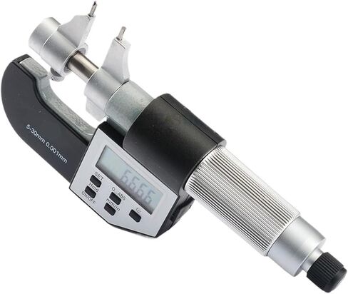 5-30/25-50/50-75/75-100mm InsideElectronic Digital Inside Micrometer Metric Micrometers Carbide Measuring Tools(Digital 50-75mm) in Kuwait