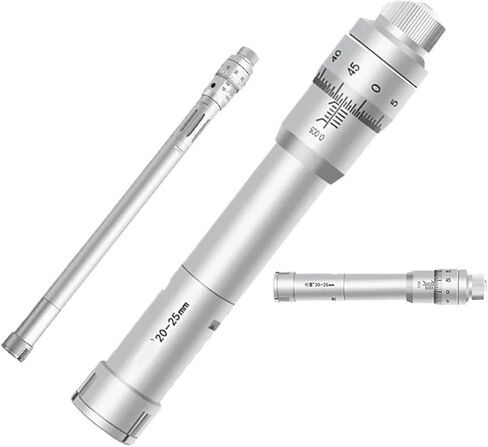 Three-Jaw Mechanical Extension Rod Micrometer Three-Point Internal Measuring Micrometer Bore Diameter Inner Hole Measurement(11-14mm) in Saudi Arabia