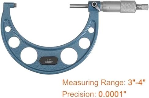 Outside Micrometer Micrometer 3-4 Inch, 0.0001 Inch Graduation Micrometer Set in Saudi Arabia