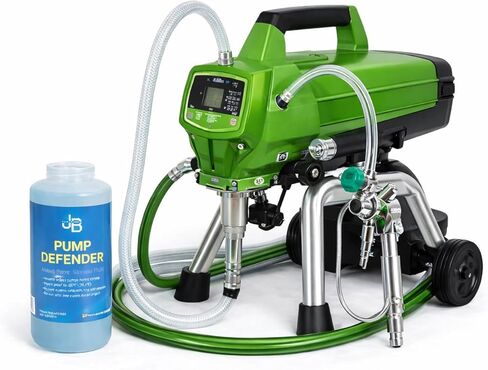 JB Industries Pump Defender 1-Quart (32 oz) Airless Paint Sprayer Pump Storage Fluid, Anti-Corrosion and Anti-Freeze Protector Solution for Use After Every Paint Spraying Project in Kuwait