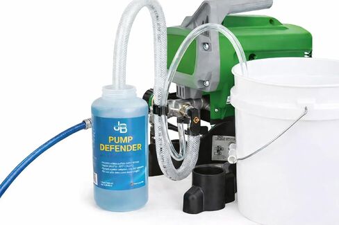 JB Industries Pump Defender 1-Quart (32 oz) Airless Paint Sprayer Pump Storage Fluid, Anti-Corrosion and Anti-Freeze Protector Solution for Use After Every Paint Spraying Project in Kuwait