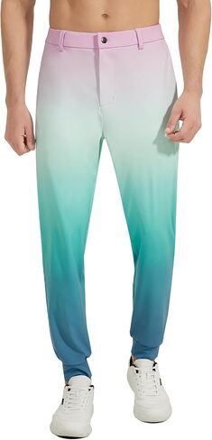 Mens Golf Pants Stretch Dress Work Pants with 5 Pockets Slim Fit Lightweight Pants for Men Golf Travel Causal Pants in Saudi Arabia