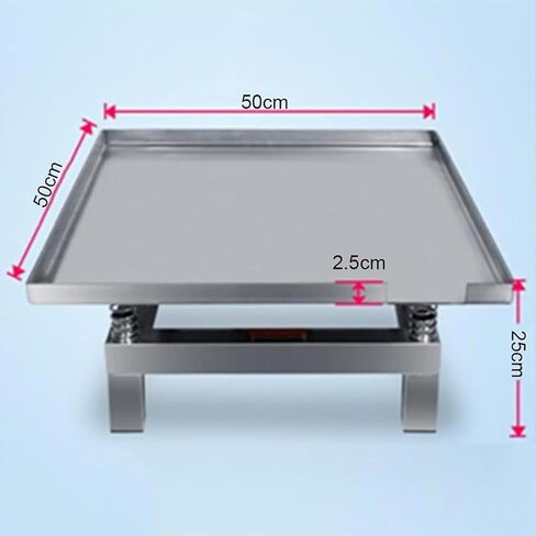 Concrete Vibrating Table, Electric Shaker for Vibration Testing Small Stainless Steel Platform 50x50cm 3000rpm Vibration Bench Block in Saudi Arabia