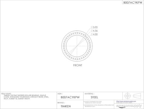Timken Tapered Roller Bearing Cone - L521945 in Saudi Arabia