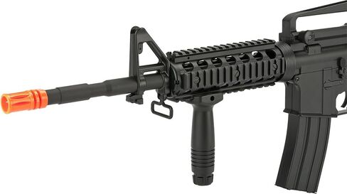 Evike Airsoft - بندقية CYMA AEG Mag المتوافقة بالحجم الكامل Airsoft M4 Spring Powered (الطراز: M4 RIS) in Kuwait