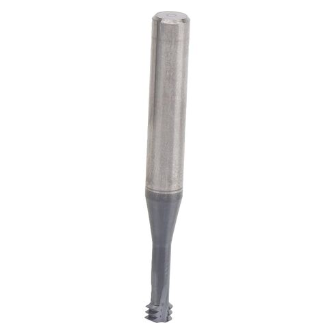 3 - Tooth Metric 60° Tungsten Steel Milling Cutter, M6.0x1.0 Thread Milling Tool for Aluminum Stainless Steel, Fully Ground Carbide Threading Bit with 6mm Shank for CNC Engraving in Saudi Arabia