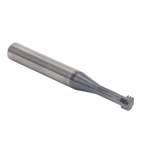 3 - Tooth Metric 60° Tungsten Steel Milling Cutter, M6.0x1.0 Thread Milling Tool for Aluminum Stainless Steel, Fully Ground Carbide Threading Bit with 6mm Shank for CNC Engraving in Saudi Arabia
