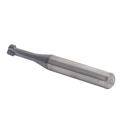 3 - Tooth Metric 60° Tungsten Steel Milling Cutter, M6.0x1.0 Thread Milling Tool for Aluminum Stainless Steel, Fully Ground Carbide Threading Bit with 6mm Shank for CNC Engraving in Saudi Arabia