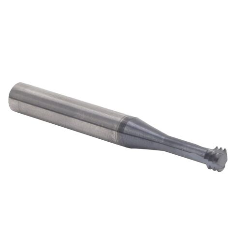 3 - Tooth Metric 60° Tungsten Steel Milling Cutter, M6.0x1.0 Thread Milling Tool for Aluminum Stainless Steel, Fully Ground Carbide Threading Bit with 6mm Shank for CNC Engraving in Saudi Arabia