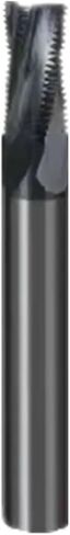 1pcs HRC 60 Degree Carbide Thread Milling M1 M1.2 M1.4 M1.6 M2 M2.5 M3-M24 Solid Carbide Thread Milling Cutter(M12 x1.75,Single Tooth Black) in Saudi Arabia