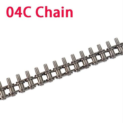 1PCS 5 Meter Long 04C Single Rows Small Industrial Drive Transmission Roller Chains, with 5mm Extension Pins DOLUNTO in Saudi Arabia