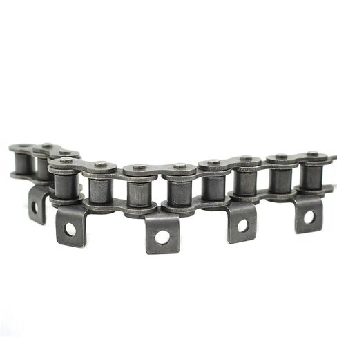 1PC 1.5 Meter 06B Short Pitch Precision Single Double Bend Ear Roller Chain, Industrial Drive Single Row Chains DOLUNTO (Size : 06B 2 Ears) in Saudi Arabia