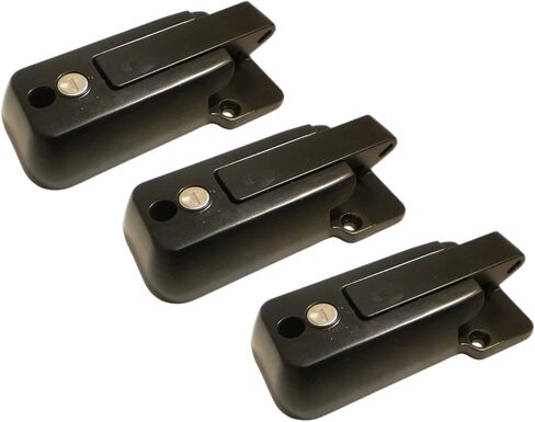CBL-B-3X 3 KEYED Alike Black Locking Cargo for Trailer Cambar Door Latch Vise Lock Cam Bar - Trailer Cam-bar Door Latch Replacement - Dimensions 6" x 3-9/16" in Saudi Arabia