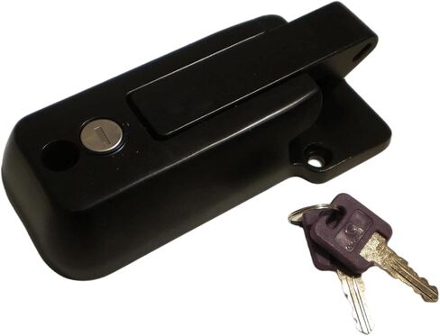 CBL-B-3X 3 KEYED Alike Black Locking Cargo for Trailer Cambar Door Latch Vise Lock Cam Bar - Trailer Cam-bar Door Latch Replacement - Dimensions 6" x 3-9/16" in Saudi Arabia
