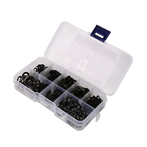Wave Spring Washer Black Steel Ring Spring Washer Three Wave Washers 65MN Gasket Assortment Kits-M3 M4 M5 M6 M8 M10 M12 M16(550 Pcs) in Saudi Arabia