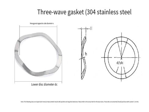 Wave Spring Washer 10-50pcs M3-M41 DIN137B 304 Stainless Steel Spring Wave Washer Three Type Washers(M 27 x 34x0.3(20pcs)) in Saudi Arabia