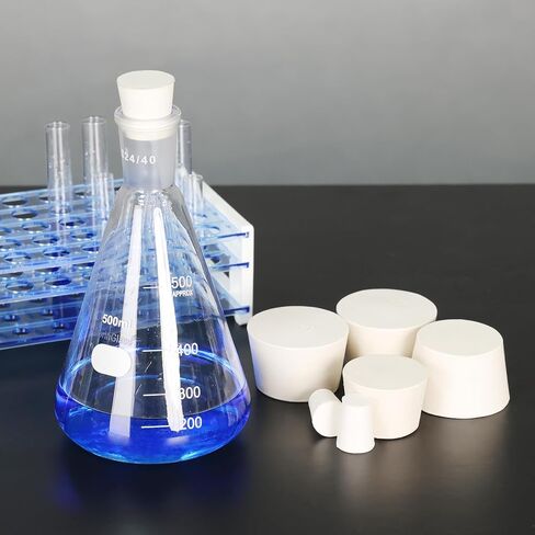 قارورة زجاجية مخروطية 24/40، دورق مختبر متدرج من زجاج البورسليكات مع وصلة خارجية مستدقة قياسية 24/40، 1000 مل in Kuwait