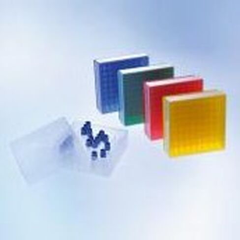 802202 صندوق تخزين مبرد من البولي بروبيلين من Cryo.s لأنابيب عينات Cryo.s، 81 موضع، طبيعي مع غطاء طبيعي (عبوة من 20 قطعة) in Kuwait