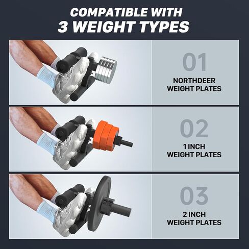 Northdeer Tib Bar, Tibia Dorsi Calf Raise Machine, Professional Tibialis Trainer for Strength Training Calves/Shins/Ankles, Fits 1" and 2" Weight Plates, 2 Directions Size Adjustment fit All Foot in Kuwait