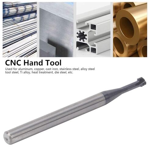 Thread Milling Cutter 3 Tooth, Metric 60° Tungsten Steel CNC Hand Tool, M4x0.7xD4x50, Fully Ground Arc Blade for Aluminum, Copper, Stainless Steel, Alloy Steel, with High Wear Resi in Kuwait