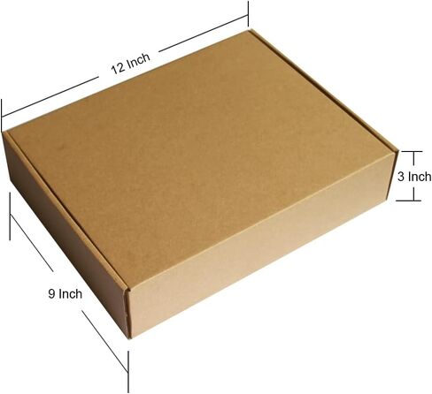 Gdyihang13x10x3 بوصة 48 حزمة صناديق طلب البريد البني ، صناديق الشحن ، مربعات بريدية مربعات مموجة بالبريد الشحن ، التخزين أو الأعمال التجارية الصغيرة PAC in Kuwait