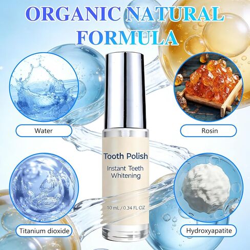 2PCS Tooth Polish, Instant Tooth Paint, Gentle & Safe Formula, Simple & Portable White Paint, Enhance Tooth Surface Appearance, Freshens Breath in Kuwait