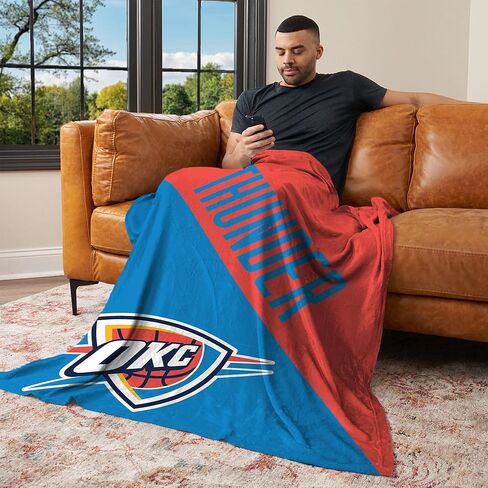 بطانية Northwest NBA Silk Touch Throw، 46 × 60 بوصة، بوليستر قطيفة فائق النعومة، هدية خفيفة الوزن دافئة للديكور in Saudi Arabia