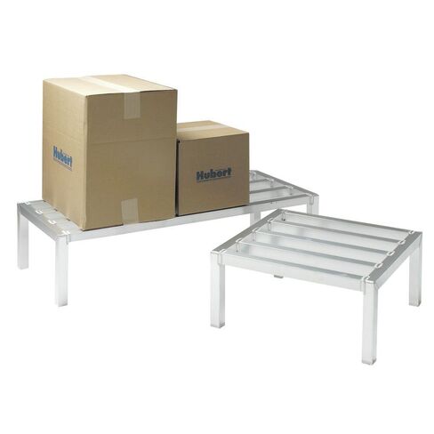 HUBERT Aluminum Dunnage Rack - 12"L x 12"W x 12"H in Saudi Arabia