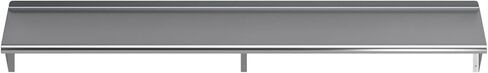 AmGood 12" X 72" Stainless Steel Wall Shelf | NSF | Metal Shelving | Garage, Laundry, Storage, Utility Room | Restaurant, Commercial Kitchen in Kuwait