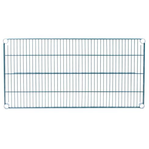 رفوف سلكية مطلية بالإيبوكسي باللون الأخضر التجاري مقاس 18 × 72 (رفين) - NSF in Kuwait