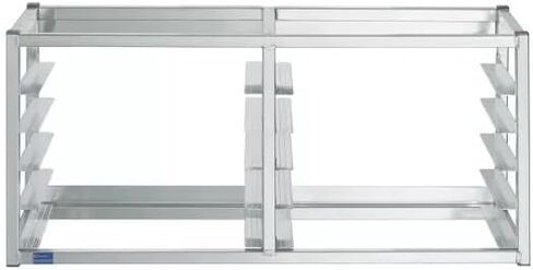 WALL MOUNTED SHEET BUN PAN RACK - FITS 10 HALF PANS - 40" X 13" X 18" | ALUMINIUM | NSF in Kuwait