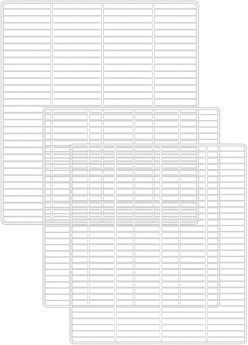 Commercial Freezer and Refrigerator Replacement Shelves Compatible with 3-Door Refrigerators, Durable Wire Shelves with Epoxy-Coated Gray Steel, 3 Pack in Saudi Arabia