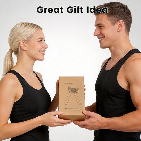 مدرب قوة قبضة زنبركية مزدوجة معدنية بالكامل، مقوي للساعد، مقوي لمقبض اليد، مقاومة قابلة للتعديل (33-132 رطل) - مثالي لقوة القبضة، وبناء العضلات، والتعافي in Kuwait